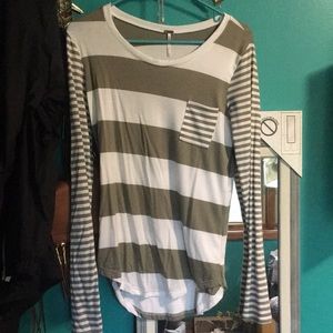 Stripped long sleeve